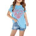 thumbnail image 1 of Mefallenssiah T-Shirts pour Enfants Manches Courtes T-Shirt Graphique Col Rond Crop top pour Filles et Garçons de 3 à 14 Ans, 1 of 1