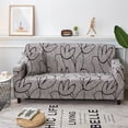 thumbnail image 2 of Non‑slip Elastic Printing Dustproof Slipcover Sofa Cover Cushion Cover (For Loveseat), 2 of 6