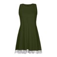 thumbnail image 4 of Gspmoly Robes pour Femmes, Mode Femmes Été Décontracté Col Rond Sans Manches Taille Haute Robe Mini Robes de Cocktail Offres du Jour, 4 of 4