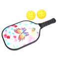thumbnail image 3 of Ensemble de Raquettes de Pickleball 2 Pcs Sport Extérieur Portable en Fibre de Carbone avec 2 Balles, 3 of 14