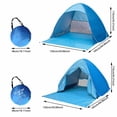 thumbnail image 2 of Hearth & Gear Outdoor Camping Camping Beach Up Beach Tent Sun Shelter For 2 To 3 Person 98% Includes 6 Tent Peg And Storage Bag To Withstand Wind Water Proof For Fishing Hiking Camping Bear Canister, 2 of 4
