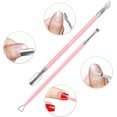 thumbnail image 4 of Cuticle Trimmer with Cuticle Pusher, XUNXMAS Cuticle Remover Cutter Nipper Scissor and Triangle Cuticle Nail Pusher Peeler Scraper, Durable Dead Skin Clipper Manicure Pedicure Tools (Pink), 4 of 14