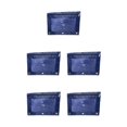 thumbnail image 2 of Decodeary Durable Pouch For Organizing Documents In Office Portable Zippered Pouch Navy Blue 5Set, 2 of 6