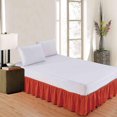 thumbnail image 2 of MesaSe Sheets & Beyond Solid Microfiber 14” Bed Skirt  Queen  White, 2 of 5