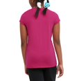 thumbnail image 4 of Hanes Girls Essential Tee 2-Pack, L, Amaranth, 4 of 4