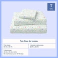 thumbnail image 4 of Mainstays Kids 220TC Cotton Garden Twin, 3 Piece Sheet Set, 4 of 8