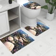 thumbnail image 1 of Chmadoxn Bathroom Rugs, Rugs for Living Room, Area Rug, Bath Mat Toilet Floor Mat U-shape Foot Mat Bathroom Bathroom Mat Printing Modern Mat Toilet Door Mat Three Sets carpeting carpeting, 1 of 8