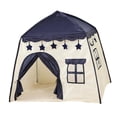 thumbnail image 3 of MERIGLARE Kids Play Tent Playhouse Indoor Indian Playhouse for Parks Daycare Barbecues Navy Stars, 3 of 9