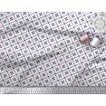 thumbnail image 2 of Soimoi Purple Poly Georgette Fabric Jaal Jamdani Print Fabric by Yard 52 Inch Wide, 2 of 3