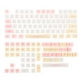 thumbnail image 1 of 131 Touches PBT Keycaps Macaron Thème XDA Profil Keycaps 131 Touches pour Cerise MX Switch, 1 of 9