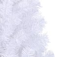 thumbnail image 3 of vidaXL Artificial Pre-lit Christmas Tree with Ball Set L 240 cm White, 3 of 5