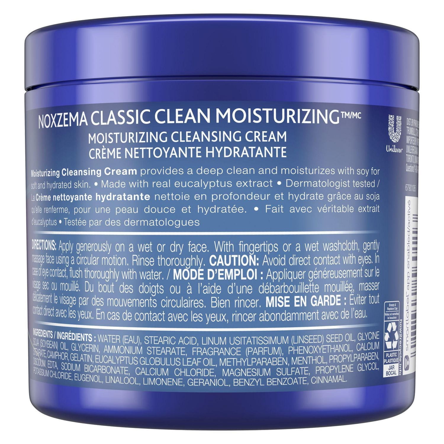 Noxzema Classic Clean Crème Nettoyante Hydratante