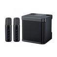 thumbnail image 2 of CEHVOM Portable Bluetooth Speakers ,Home Audio Karaoke Machine with 2TwsMicrophones,3000mAh Portable Microphone Speaker Set,Bluetooth 5.0 Rechargeable PA System Stage Subwoofer, 2 of 6