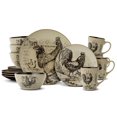thumbnail image 1 of Pfaltzgraff Homespun Rooster Ensemble de Vaisselle 16 Pcs, Service pour 4 Brun, 1 of 5