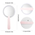 thumbnail image 3 of TopLLC Compact Miroir avec Lumière Miroir de Poche à DEL avec Port de Chargement USB Mini Miroir pour Sac à Main Poche Voyage et Cadeau Miroir Compact, 3 of 8