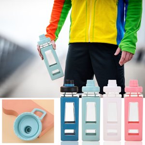 MTBLYS Plastic Water Cup Large Capacity 40Oz Sports Water Bottle with Straw Dual Drink Lid Portable Hydration Bottle Gym Hiking Travel Use