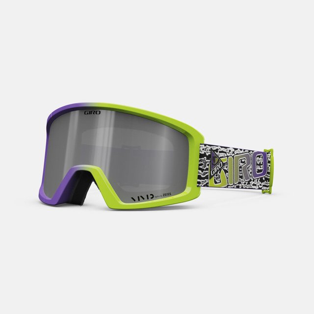 GIRO Blok Ano Lime Wild Style/Vivid Onyx, Sans Taille