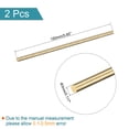 thumbnail image 2 of Unique Bargains 3mm Diameter 150mm Length Brass Solid Round Rod for DIY Craft 2 packs, 2 of 4