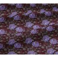 thumbnail image 5 of oneOone Viscose Chiffon Fabric Leaves & Floral Block Print Fabric BTY 42 Inch Wide, 5 of 5