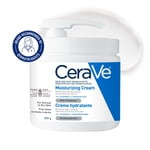 CeraVe Moisturizing Crème, Riche visage et crème corporelle avec Céramides et acide hyaluronique pour peau sèche, 539g