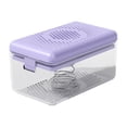 thumbnail image 1 of Meitianfacai Transparent Soapbar Drainer Container Portable Soapbar Case Soapbar Dish Container Laundry Soapbar Container Soapbar Container with Lid Roller Foaming Brush, 1 of 7