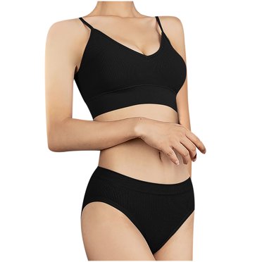 tumgatte Soutien-Gorge Femme Sans Couture Grande Taille Dos Nu Aguichant Dos Rassemblé sous-Vêtements Ensemble Deux Pièces Wal&mart Offres Offres de la Semaine Veille de Noël
