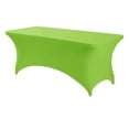 thumbnail image 1 of Stretchable Polyester Rectangle Table Cover for Outdoor Events – Elastic Fitted Design for Parties Weddings Banquets and Gatherings – - Table Protector, 1 of 7