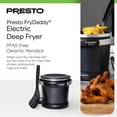 thumbnail image 2 of Presto Friteuse Électrique FryDaddy, Antiadhésive en Céramique, Capacité de 4 Tasses d'Huile, Noire, 2 of 7