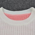 thumbnail image 4 of RKSTN Sweaters for Women Casual Fashion Contraste Tricot Pull Manches Longues Col Rond Pull Automne Sweaters, 4 of 8