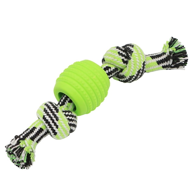 Landzoo One Pet Dog Toy Cotton Rope Double Knot Teeth Cleaning Toy Pet Toy Cannot Cute Healthy Practical Pet Accessories