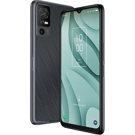 TCL 40 XE 5G (T609J) Cell Phone Canada, 128GB Unlocked Android 13 Smartphone, 6.56 Inch 90Hz V-Notch Display, Starlight Black Refurbished ( Excellent)