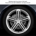 thumbnail image 4 of Wheel Center Hub Caps 4PCS 60mm Stylish Durable ABS Metal Universal Car Rim Cover for Vehicle Tyre Protection and Decoration, 4 of 7