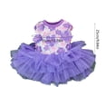 thumbnail image 3 of Dvruxg Spring Summer Princess Pet Dress for Rabbits Dog Cat Cute Bunny Decor Dress Skirt Pet Costumes Apparel(Purple), 3 of 5