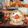 thumbnail image 1 of Penkiiy Thanksgiving Party Paper Plate and Napkins Fall Tableware Kit Disposable Plates Napkins Set Thanksgiving Plaid Decorations Paper Plates Napkins Forks for Party Favors, 1 of 4