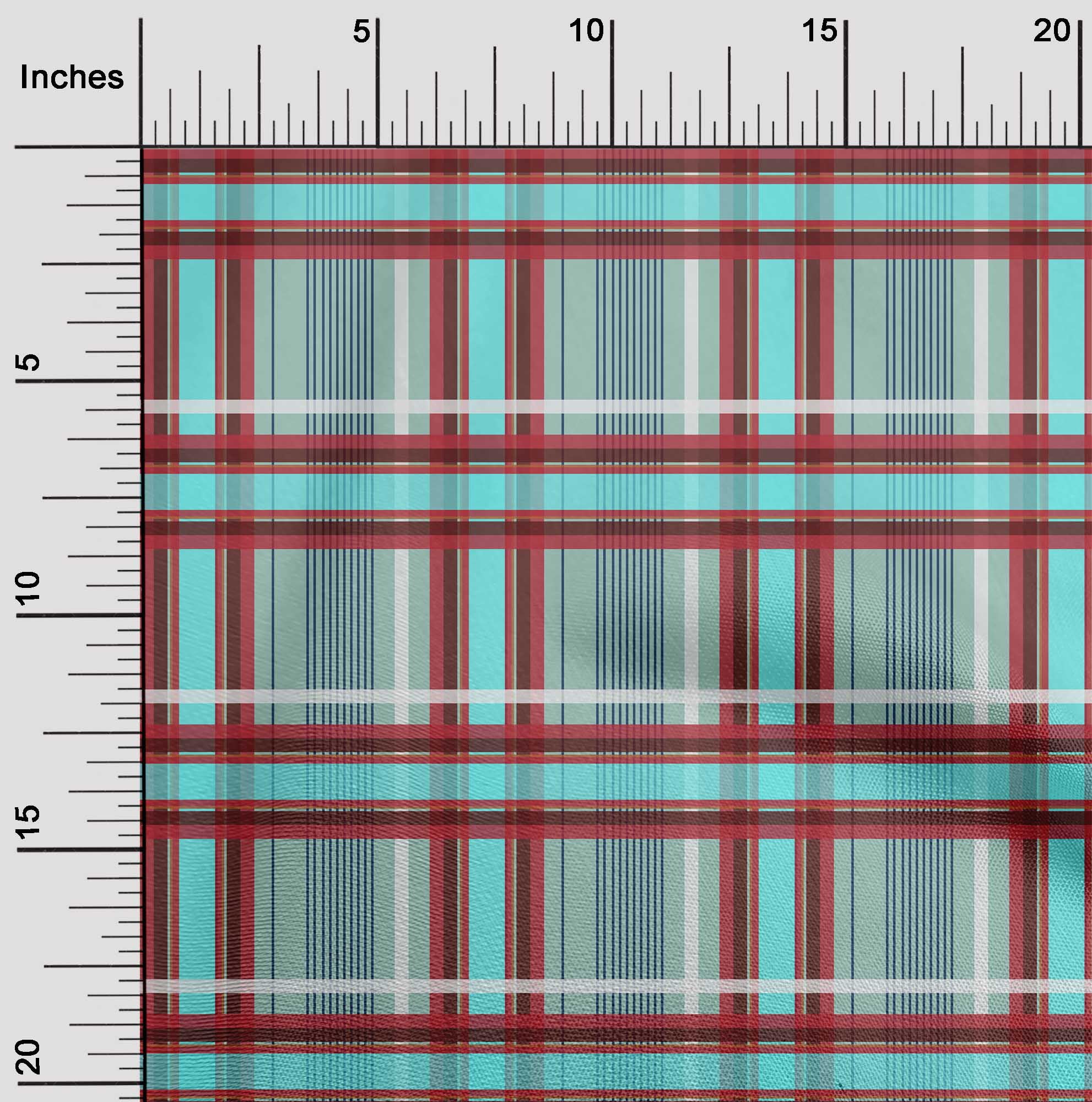 oneOone Silk Tabby Fabric Madras Check Fabric Prints By Yard 42 Inch Wide