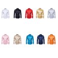 thumbnail image 2 of maskred Hauts à Manches Longues pour Hommes - Fonctionnel Anti-Froissement Durable et Chic Bonne Coupe pour Corps Normal Chemise de Travail Décontractée Rouge TG, 2 of 6