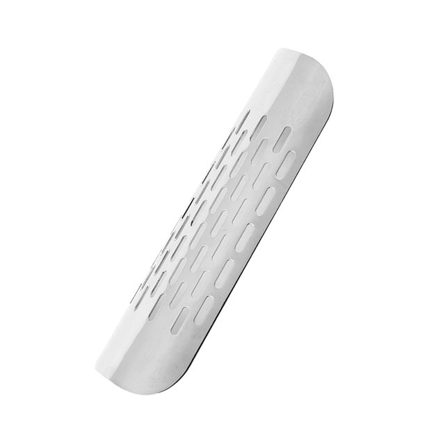 Exhaust Muffler Heat Shield, Motorcycle Exhaust Muffler Heat Shield Cover Stainless Steel Radiator Design for Stylish Look Universal Black