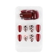 thumbnail image 1 of relayinert False Nail Removable Wearable Simple to Apply Smooth Surface Various Shapes Fake Fingernail Strong Viscosity Charming Paster 26, 1 of 9