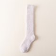 thumbnail image 2 of FhsagQ Socks Men Socks Plus Winter Stocking Stocking Lady Stocking Striped Candy Coloured Coral Stocking with Thick Warm Floor Men Socks Socks Socks for Men Socks Cosplay Beige One Size, 2 of 9