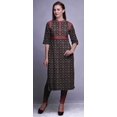 thumbnail image 2 of Bimba Kurta Imprimée Tunique Droite Hauts Femmes Tenue d'Été Kurti pour Dames, 2 of 5