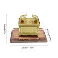 thumbnail image 1 of Réplique Miniature d'Arche en Métal de l'Alliance, Décoration Religieuse d'Israël pour la Maison, Présentoir d'Étagère, Pièce Artisanale, 1 of 2