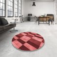 thumbnail image 4 of Ahgly Company Machine Washable Indoor Rectangle Transitional Red Area Rugs, 5' x 7', 4 of 7
