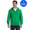 thumbnail image 1 of Gildan Sweat à Capuche Zippé Intégral 50/50 pour Hommes - G186 (Lot de 3), 1 of 1