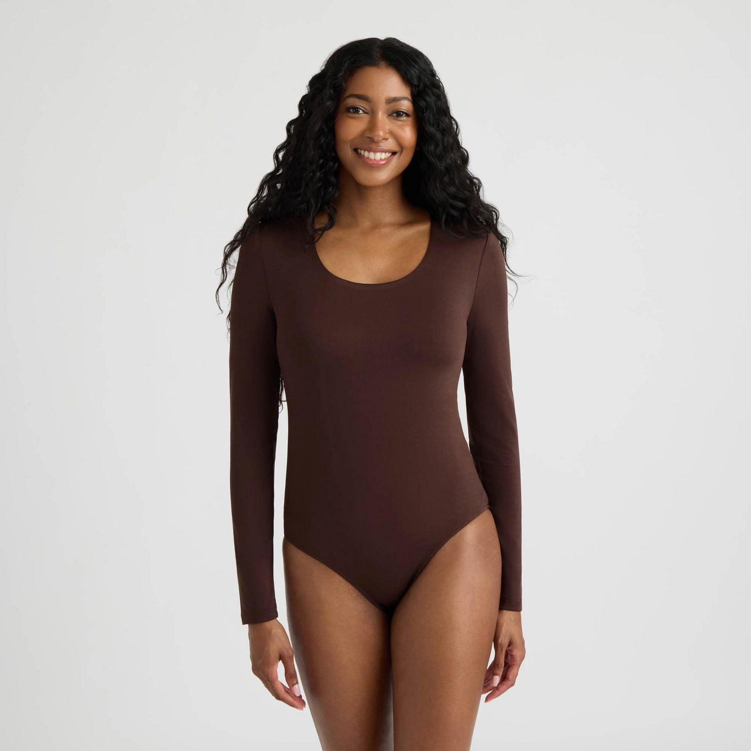 Mexx Body à manches longues et col rond pour femmes