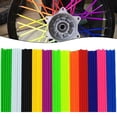 thumbnail image 4 of 1 Pack Of Wheel Ray Wraps Motorcycle Dirt Bike Spoke Skins Covers Wraps Wheel Rim Guard Protector 17x1cm Bicycle Accessories, 4 of 6