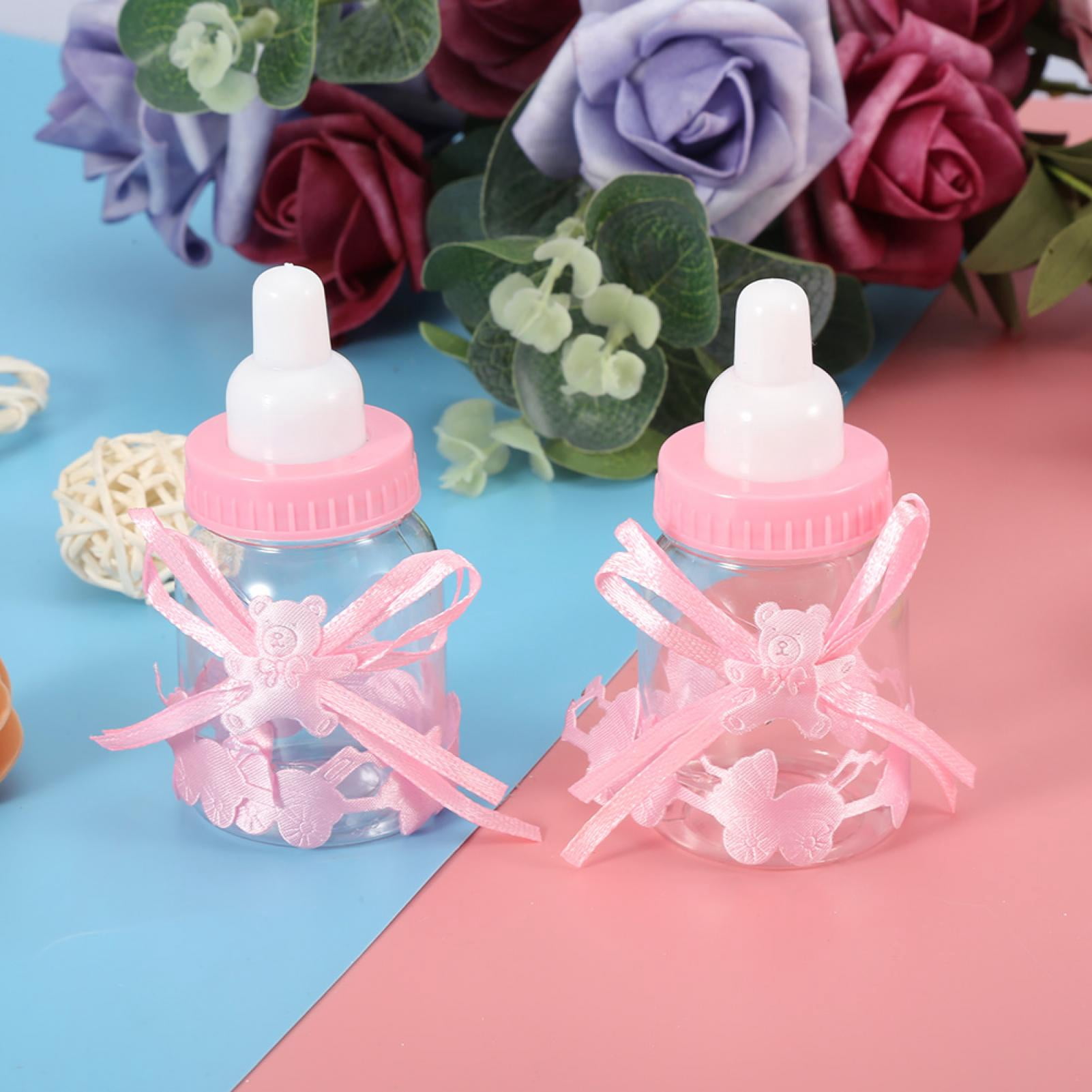 Baby Fillable Bottle, 24Pcs Fillable Bottles Sweet Candy Box  Baby Shower Party Decorations