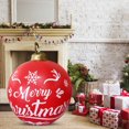 thumbnail image 1 of 60cm Inflatable Christmas Ball with Light Glow Giant Atmosphere Ball Home Garden, 1 of 8