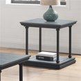 thumbnail image 4 of Furniture of America Drewden Transitional Wood End Table in Antique Blue, 4 of 6