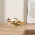 thumbnail image 5 of of Lever Keyed Entry Door Lever Handle Lock Universal Door Knob Hardware Nickel Brushed Color (MRCA), 5 of 5