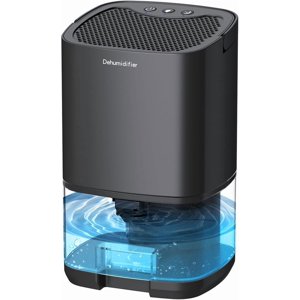 Mini Déshumidificateur avec 7-Colour LED Réservoir d'eau léger et visible, paquet de 1